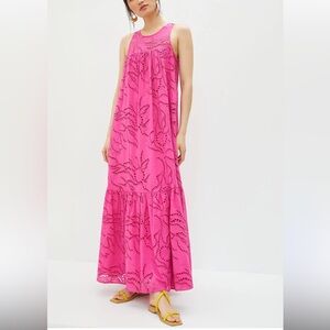Maeve Fuchsia Sleeveless Maxi Dress